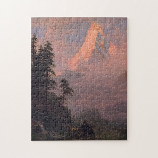 Zonneopkomst bij de Matterhorn Legpuzzel (Verticaal)