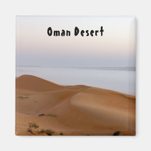 Zonneopkomst in de woestijn van Wahiba in Oman Magneet