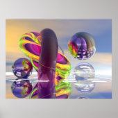 Zonneopkomst in het universum poster (Voorkant)