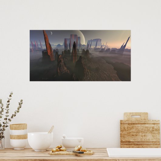 Zonneopkomst Poster (Keuken)