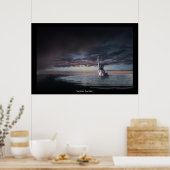 Zonneopkomst. Sunset.. surrealistisch poster voor  (Keuken)