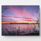 Zonneopkomst van de Duck Blind Canvas Print Fotoplaat (Voorkant)