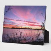 Zonneopkomst van de Duck Blind Canvas Print Fotoplaat (Zijkant)