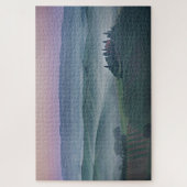 Zonneoploop over een broos Toscaans landschap met Legpuzzel (Verticaal)