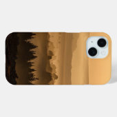 Zonneoploop over het landschap van Misty Rolling H Case-Mate iPhone Case (Achterkant (horizontaal))