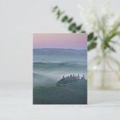 Zonneoppas over een verticale kaart van het landsc (Staand voorkant)