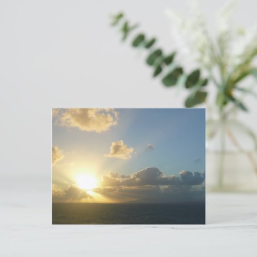 Zonneoppas over San Juan II Puerto Rico Briefkaart (Staand voorkant)