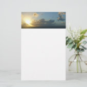 Zonneoppas over San Juan II Puerto Rico Briefpapier (Staand voorkant)