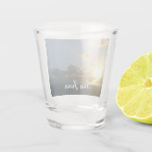 Zonneoppas over San Juan II Puerto Rico Shot Glas (Achterkant)