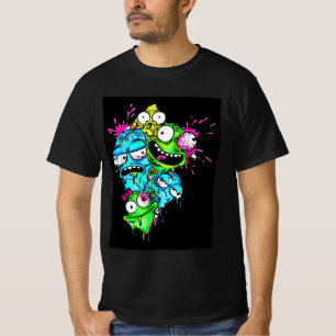 Zonneopposites kunst grappig t-shirt