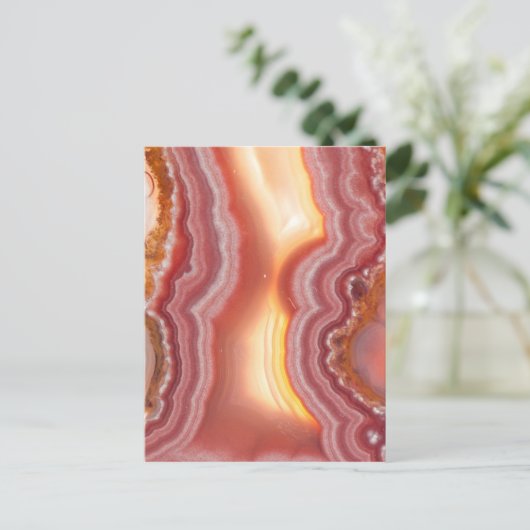 Zonneoproze Oranje geelrog Briefkaart (Staand voorkant)