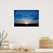 Zonneoprukverfrissing Poster 21:5 (Keuken)