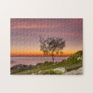 Zonneopslag in de strandbek Armação Legpuzzel