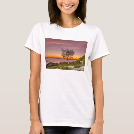 Zonneopslag in de strandbek Armação T-shirt (Voorkant)