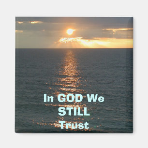 Zonneopstand in GOD WeSTILLTroest Magneet