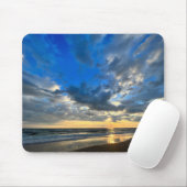 Zonneoptijd bij de Beach Mouse Mat Muismat (Met muis)