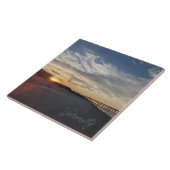 Zonneoptijd bij de Beach Tegeltje (Zijkant)