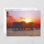 Zonneoptijd bij het Briefkaart van het vlaggenschi (Voorkant / Achterkant)