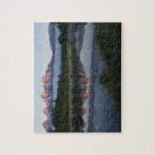 Zonneoptijd bij Schwabacker Landing bij Grand Teto Legpuzzel (Verticaal)