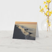 Zonneoptijd bij Sunset Beach Kaart (Gele Bloem)