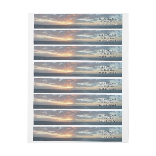 Zonneoptijd bij Zee I pasteien (Vel)