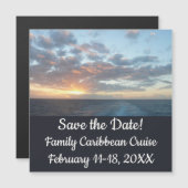 Zonneoptijd bij Zee I pasteien (Voorkant / Achterkant)