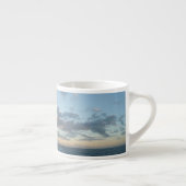 Zonneoptijd bij Zee I pasteien Espresso Kop (Rechts)