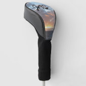 Zonneoptijd bij Zee I pasteien Golfheadcover (Schuin)