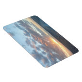 Zonneoptijd bij Zee I pasteien Magneet (Rechterzijde)