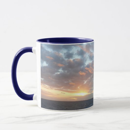 Zonneoptijd bij Zee I pasteien Mok (Links)