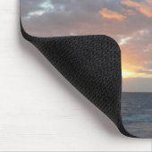 Zonneoptijd bij Zee I pasteien Muismat (Hoek)