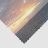 Zonneoptijd bij Zee I pasteien Tissuepapier (Detail)