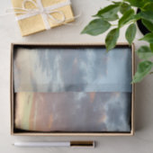 Zonneoptijd bij Zee I pasteien Tissuepapier (Geschenk)