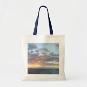 Zonneoptijd bij Zee I pasteien Tote Bag (Voorkant)