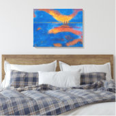 Zonneoptijd in Zee | Emil Nolde | Canvas Afdruk (Insitu (Slaapkamer))