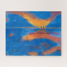 Zonneoptijd in Zee | Emil Nolde | Legpuzzel