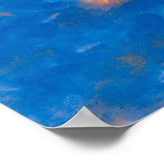 Zonneoptijd in Zee | Emil Nolde | Poster (Hoek)