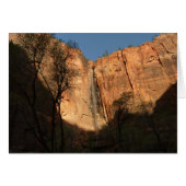 Zonneoptocht op de Riverside Walk Trail bij Zion (Voorkant Horizontaal)