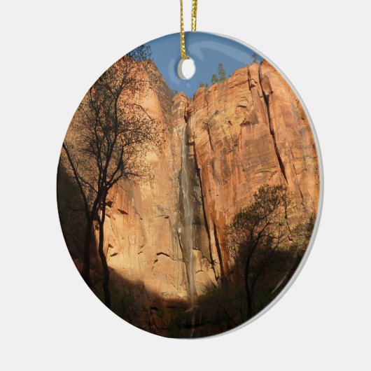 Zonneoptocht op de Riverside Walk Trail bij Zion Keramisch Ornament (Links)