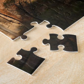 Zonneoptocht op de Riverside Walk Trail bij Zion Legpuzzel (Zijkant)