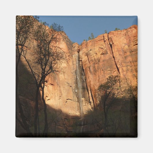 Zonneoptocht op de Riverside Walk Trail bij Zion Magneet (Voorkant)