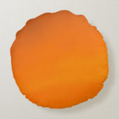 ZonneOranje Sierkussen (16 inch) Rond Kussen (Achterkant)