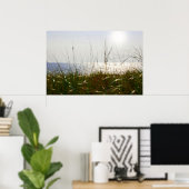 Zonneover Atlantische Oceaan Poster (Thuiskantoor)
