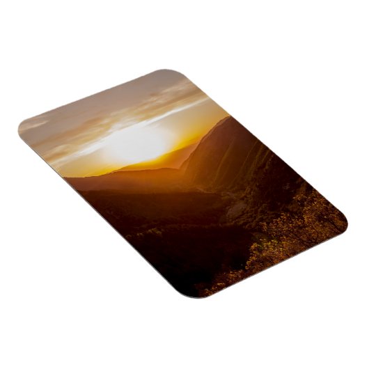 Zonneover berglandschap magneet (Rechterzijde)