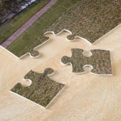 Zonneover de zuidpool aan de kleine rivier de Inn Legpuzzel (Zijkant)