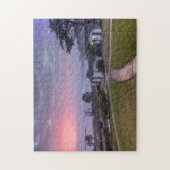 Zonneover de zuidpool aan de kleine rivier de Inn Legpuzzel (Verticaal)