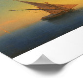Zonneover Ischia Ivan Aivazovsky Poster (Hoek)