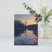 Zonneover meer briefkaart (Staand voorkant)