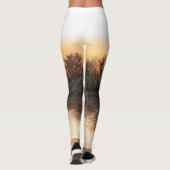 "Zonneover op de Leggings van de rivier" (Achterkant)