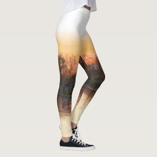 "Zonneover op de Leggings van de rivier" (Rechts)